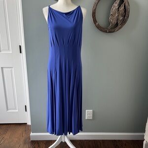 Armani Collezioni Royal Blue Midi Dress